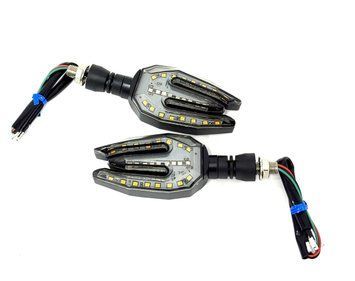 Повороти LED на мотоцикл/на скутер/на мопед універсальні (світлодіодні) 2 шт. 026186 фото