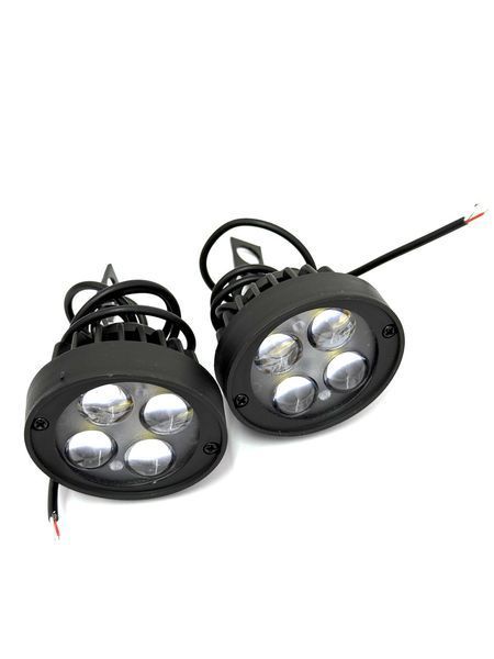 Додаткове світло LED-фара світлодіодне на мотоцикл квадроцикл скутер мопед моторолер (комплект) 2860691197 фото
