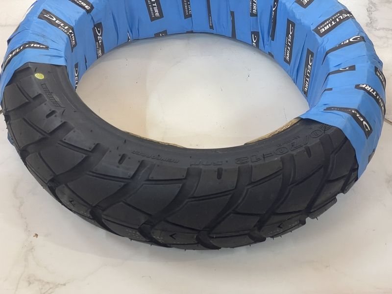 Покришка/мотошина 120/70-12 TL SC-101, шосейна Deli Tire А-0537 фото