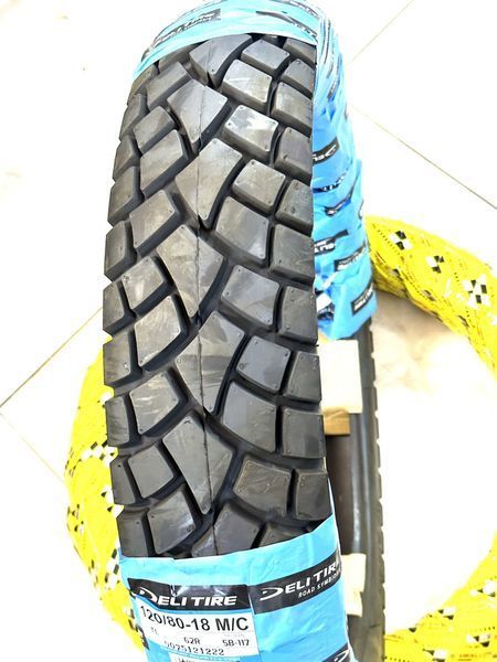 Покрышка / моторезина 120/80-18 SB-117 DELI TIRE 2860690007 фото