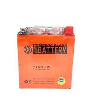Акумулятор 12V 7 Ah GEL на мотоцикл/квадроцикл ATV 113*70*132mm А-0200 фото